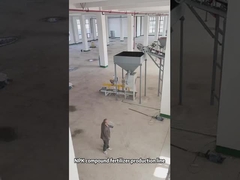 Productielijn voor 4TPH-dubbelrollergranulatoren voor samengestelde meststoffen in aanbouw