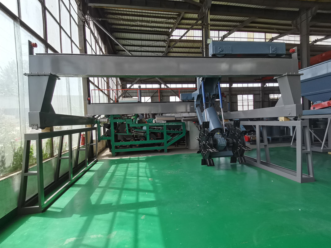 Hoogwaardig organisch afval fermentatie compost apparatuur Wiel type compost turner