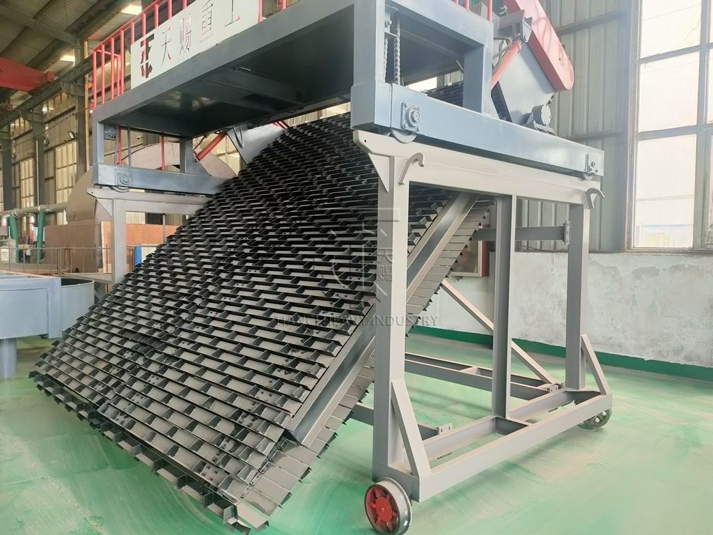 90m/h Ketenplaat Type Compost Turner Organische meststof Afval fermentatie machine