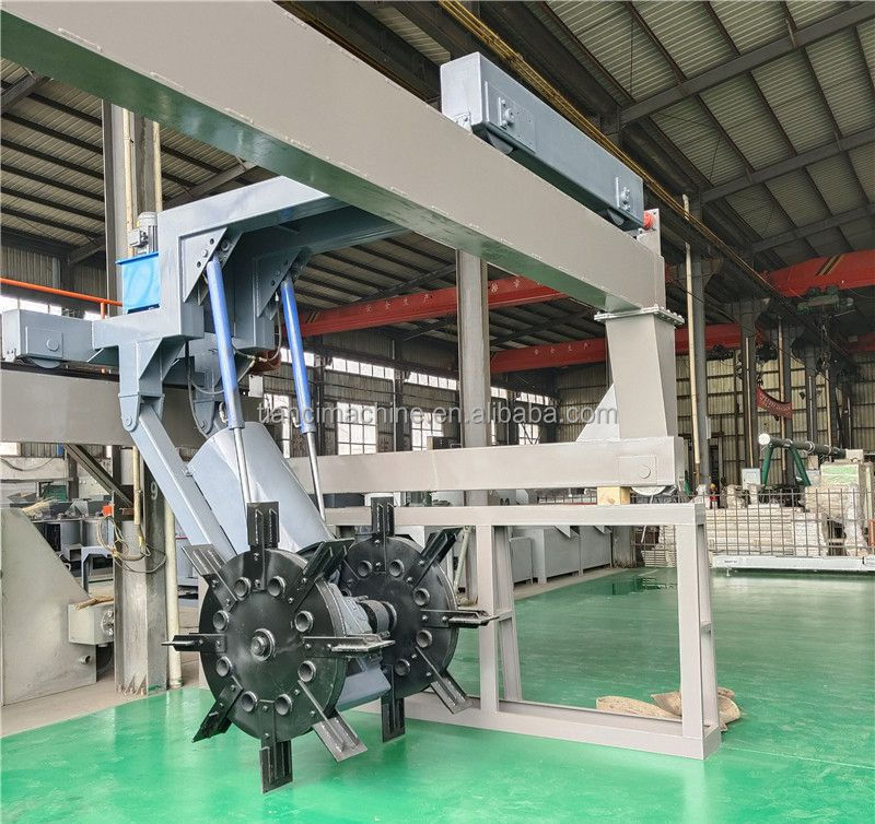 1200-3000 mm Wieltype Soja-olie-afval / maïsstokjes composterende Turner-machine