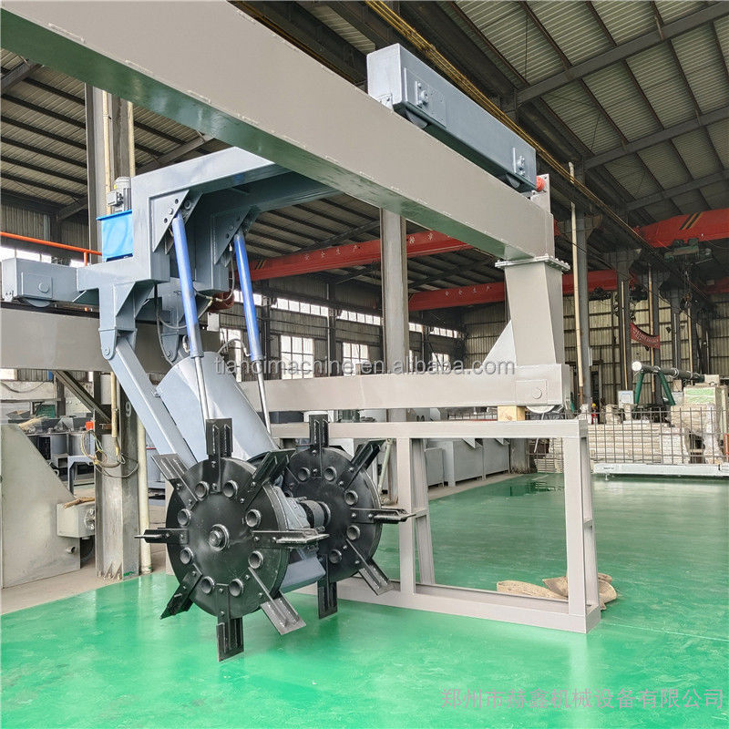 Dierlijke afval fermentatie Compostmachine Wiel type Compost Turner Voor dierlijke mest
