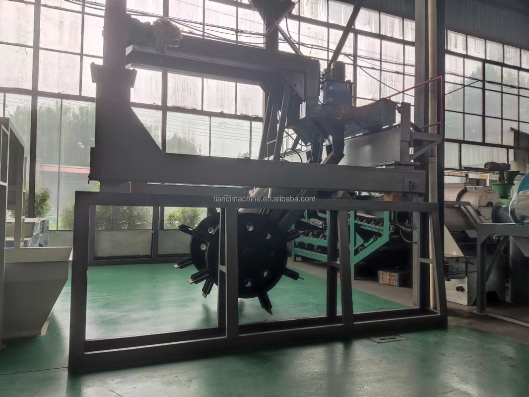 Dierlijke afval fermentatie Compostmachine Wiel type Compost Turner Voor dierlijke mest