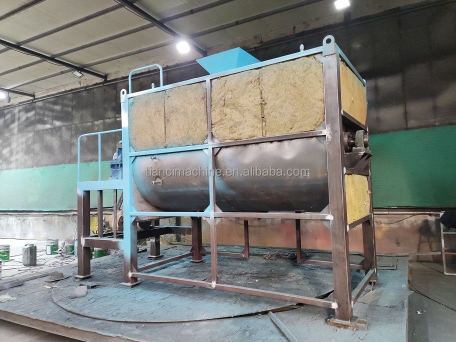 Biologisch afval Hoogtemperatuur Aërobe gistingstank Biologische compostmachine 4-6 uur