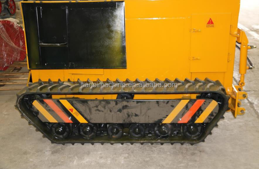 Diesel Crawler Type Compost Turner Machine 500-1800m3/h Verwerking van organische mest