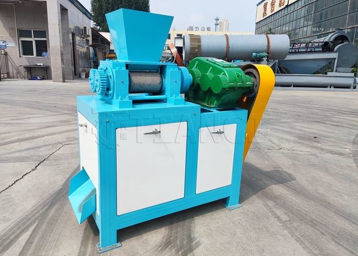 Productielijn voor biologische meststoffen Double Roller Granulator Bio-bemestingsmachine