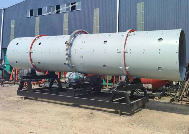 Roterende meststofgranulator voor het maken van pellets van organische verbindingen