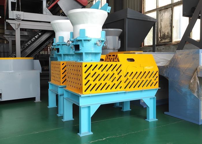 Productielijn voor granulatie van dierlijke mest, kattenlitter, granulator, platte film, granulator voor extrusie