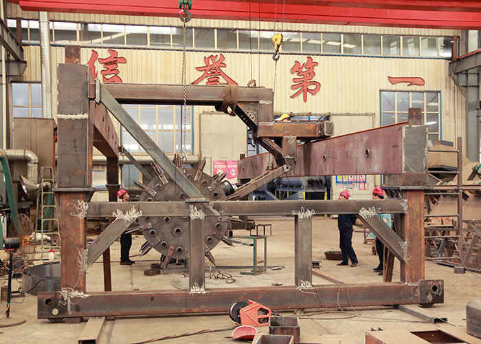 1200-3000 mm Wieltype Soja-olie-afval / maïsstokjes composterende Turner-machine