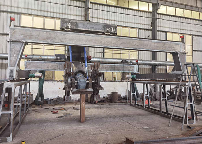 Kompostmachine voor het fermenteren van organisch afval