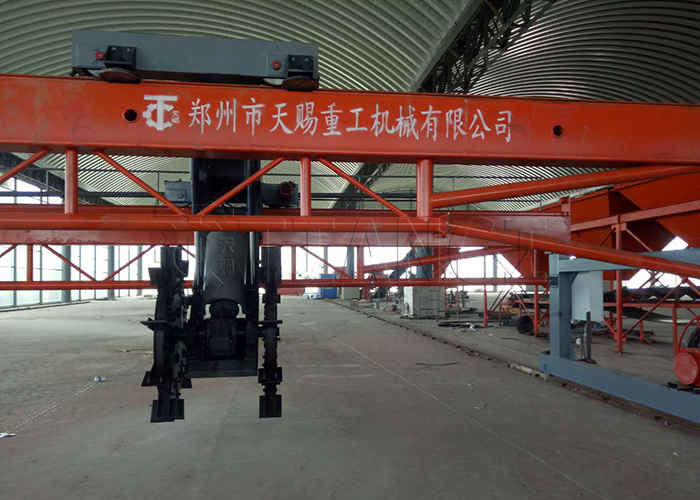 150-400m3/h Capaciteit Organisch afval Compost Turner Machine Wheel Type