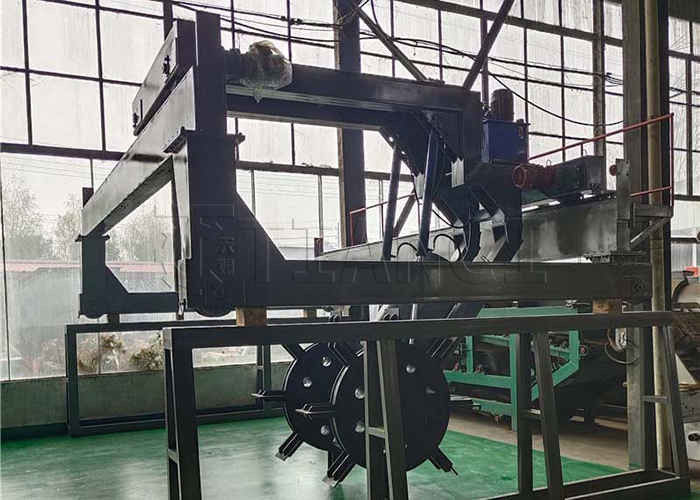Hoogwaardig organisch afval fermentatie compost apparatuur Wiel type compost turner
