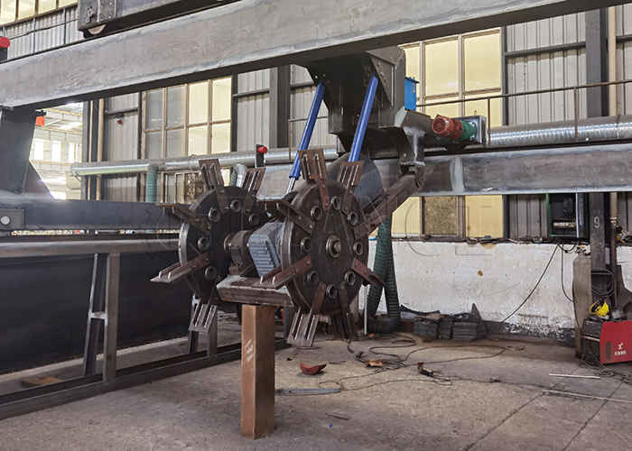 150-400m3/h Capaciteit Organisch afval Compost Turner Machine Wheel Type