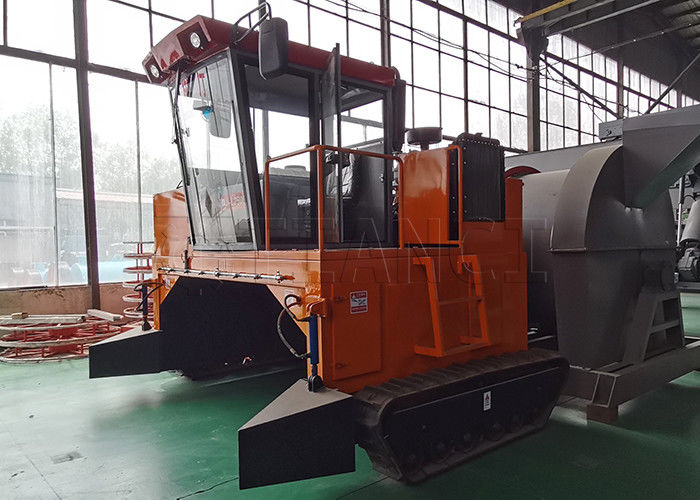 Diesel Crawler Type Compost Turner Machine 500-1800m3/h Verwerking van organische mest