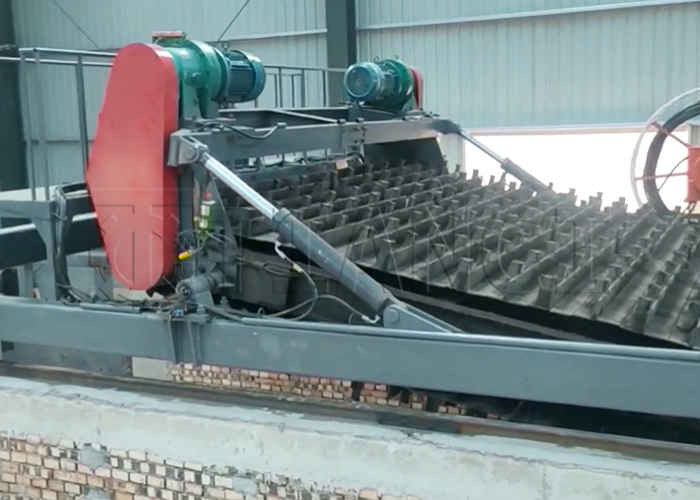 Elektrische ketenplaat type compost Turner dierlijke mest Fermentatie compostmachine
