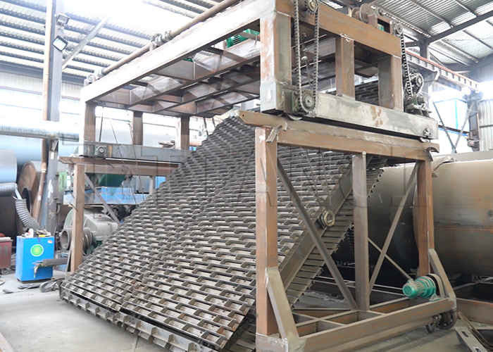 Elektrische ketenplaat type compost Turner dierlijke mest Fermentatie compostmachine