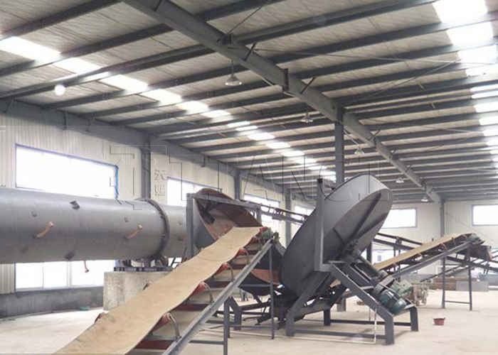 Productielijn voor bolgranulaatproductielijn voor biogranulaatproductie voor kunstmestproductie