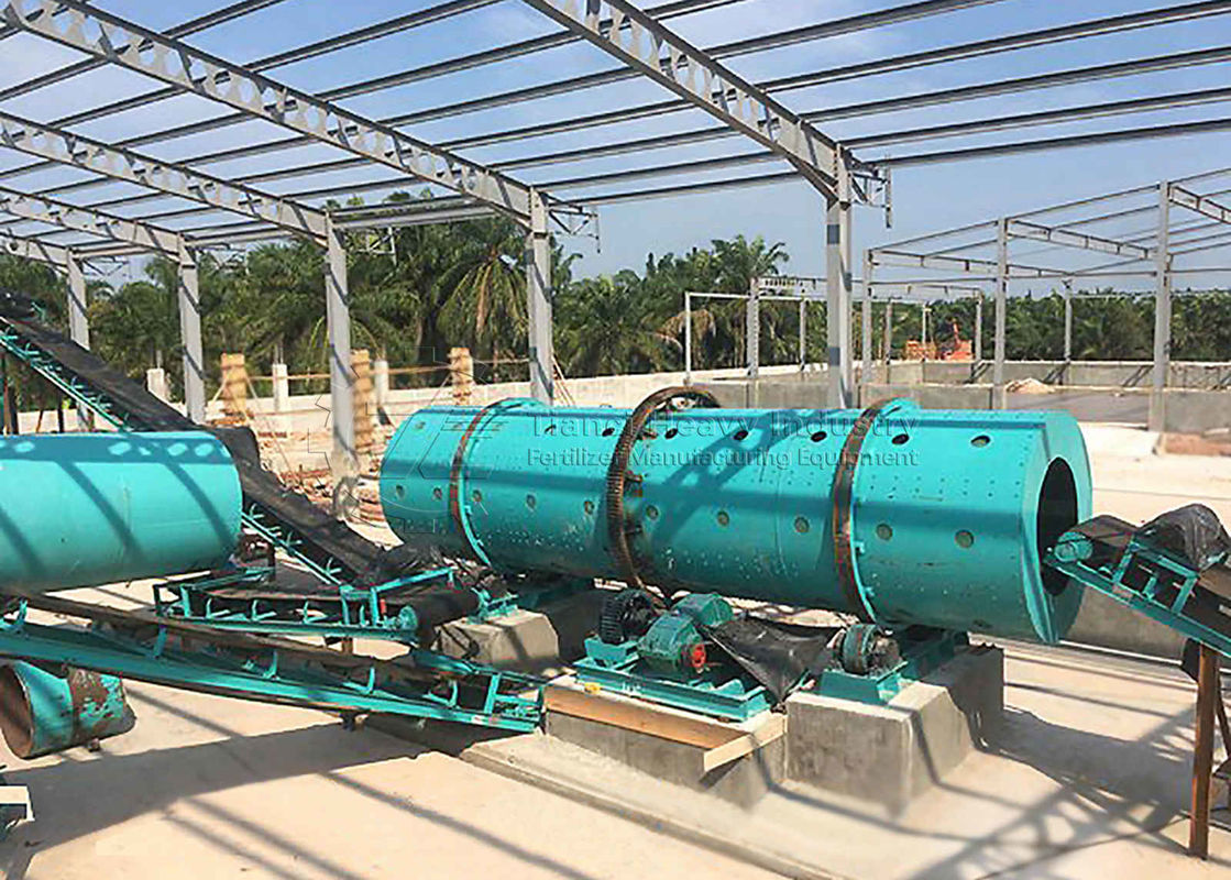 1 T/h capaciteit Granulaten Productielijn van meststoffen Drum Granulator voor organische mest