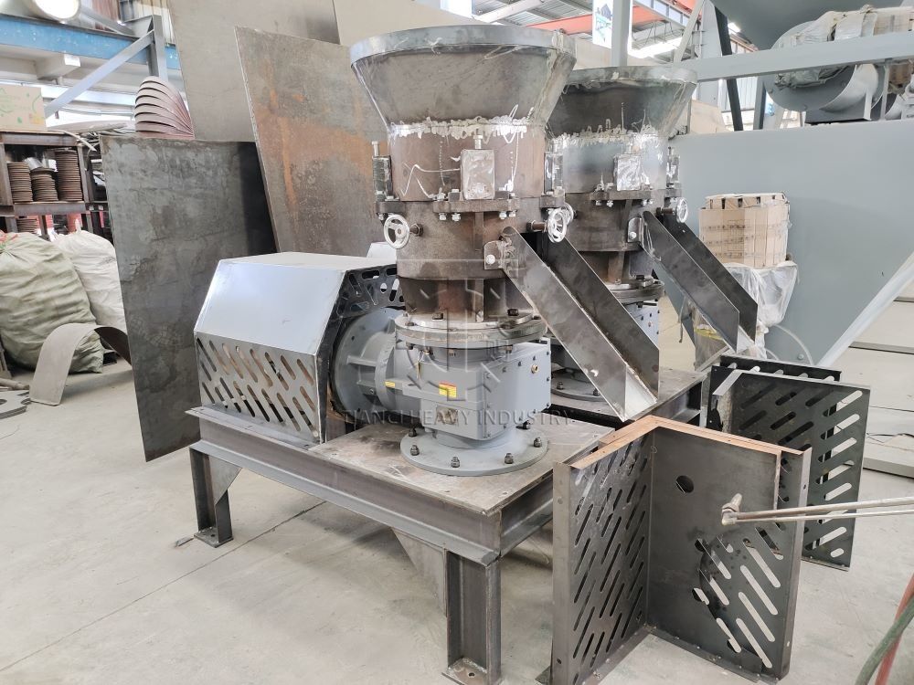 Flat Die Fertilizer Granulator 95% granulatiepercentage voor het maken van organische pellets