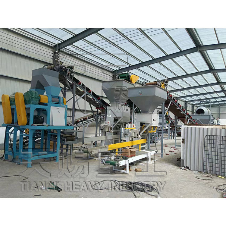 1t/h Muriate van kaliummest Granulator Kaliumchloride Droge rol pers granulator machine