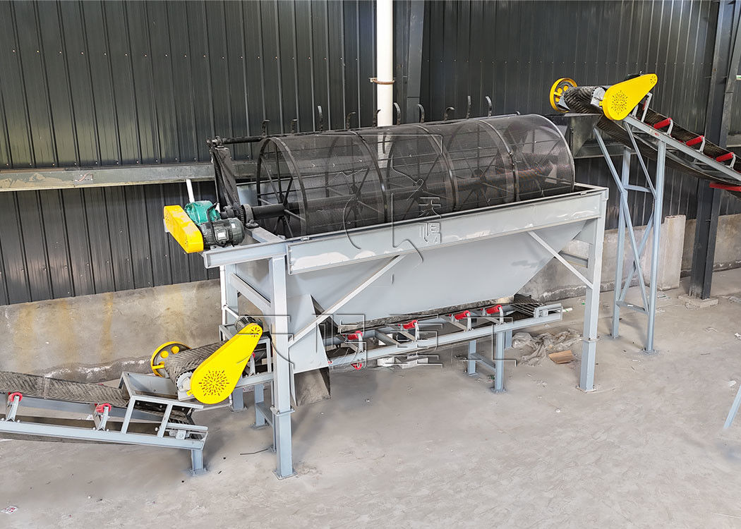 Eenvoudige kleine productielijn voor organische meststoffen compleet set van apparatuur veengrond huminezuur meststof productielijn