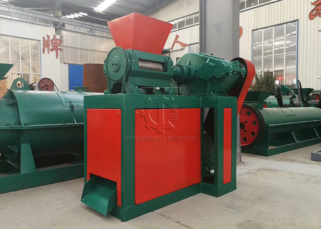 Muur van kaliummest Double Roller Extrusion Granulator MOP meststof Granule Granulating Machine