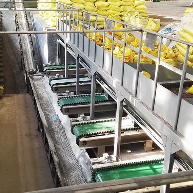 Productielijn voor granulatie van samengestelde meststoffen met trommels