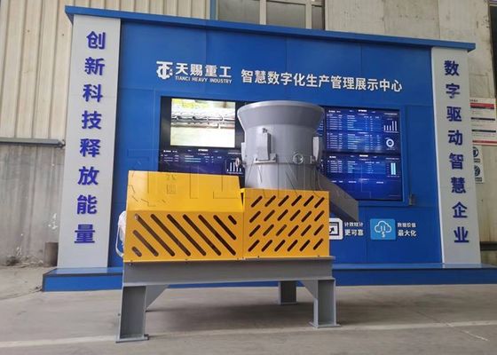 Biologische kunstmest granulaat van koeienmest Flat film pelletizer machine