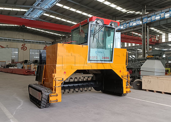 Organische mestfermentatie-apparatuur Compostkeerder