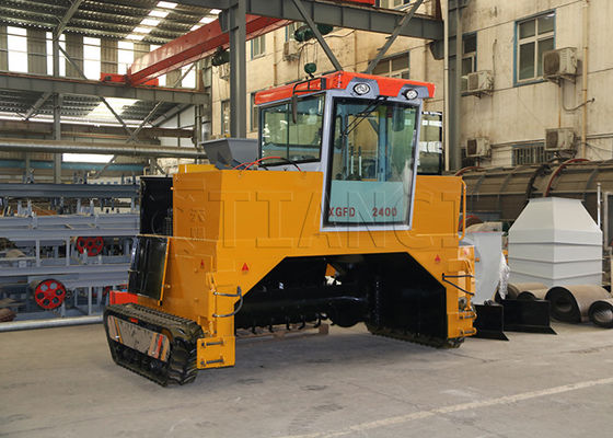 Diermestfermentatie Compostapparatuur Crawler type Compost Turner Machine