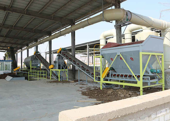 Productielijn voor bio-meststofcompostpoeder Productielijn voor biologische meststofpoeder