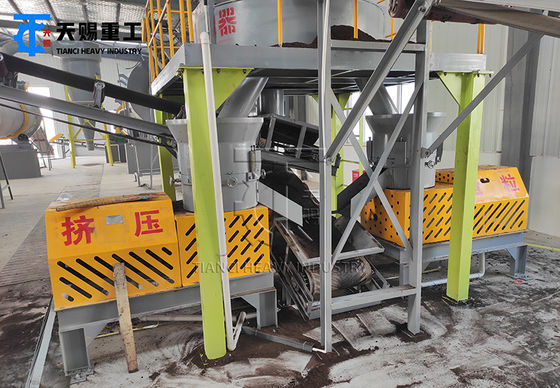 Productielijn voor organische meststoffen granulaat Koeienmest Compost Granulator Biomassa Flat Die Productielijn
