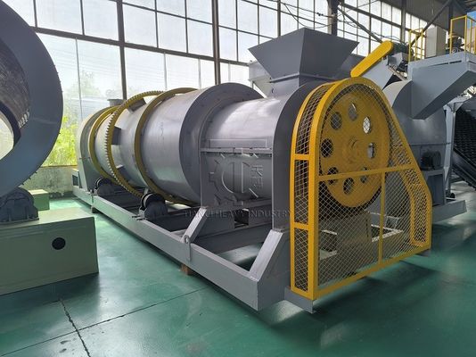Stro Compost Poeder Meststof Granulator Npk Compound Making Machine