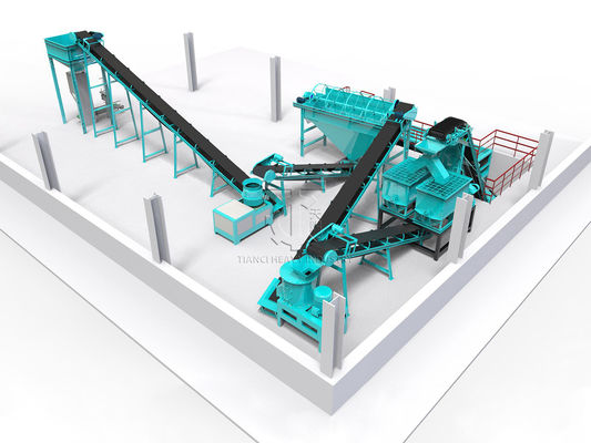 Machines voor het maken van kippenvoer Productielijn voor pluimveevruchten Productielijn voor platte granulatoren