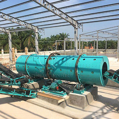 Spray Water-Adding Type Drum Granulator drum granulator for Organic-compound fertilizer drum granulator granulation line